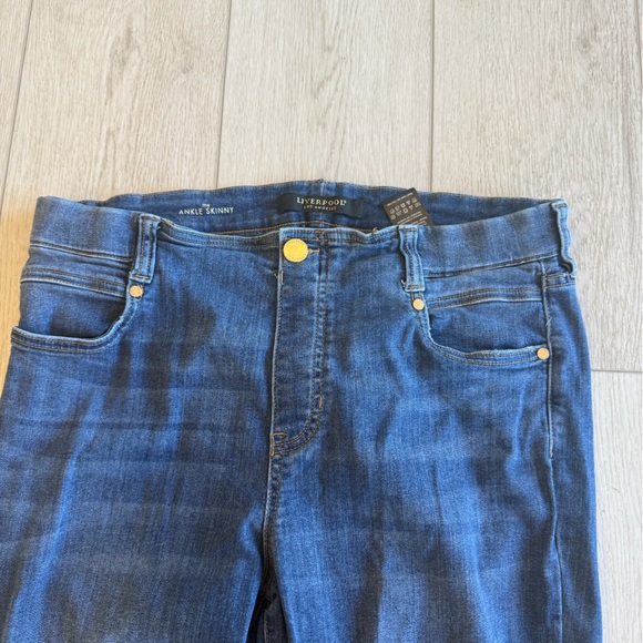 Liverpool Dark Blue Ankle Skinny Jeans - Picture 2 of 5